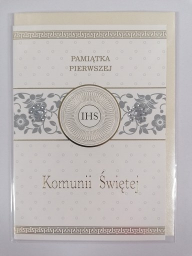Kartička Prvé sväté prijímanie B6 + obálka MIX