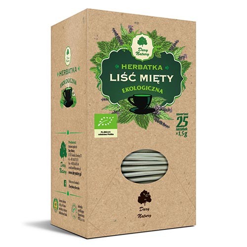 BIO čaj z listov mäty 25x1,5g DARY NATURY