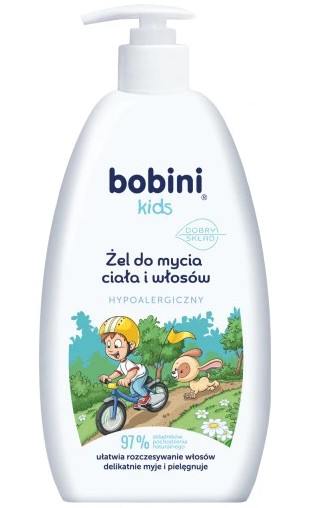 Bobini Kids gél na umývanie tela a vlasov 500 ml