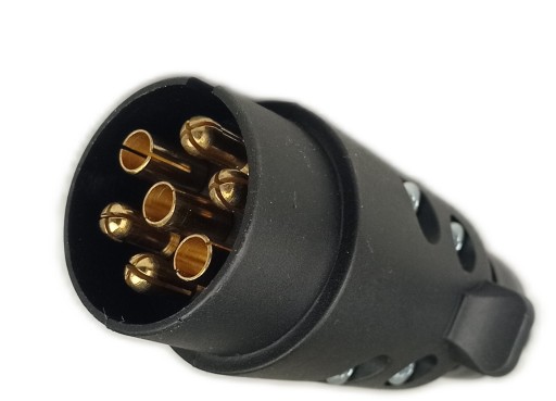ZÁSTRČKA NA PRÍves na odťahové vozidlo 12V, plast, 7 PIN