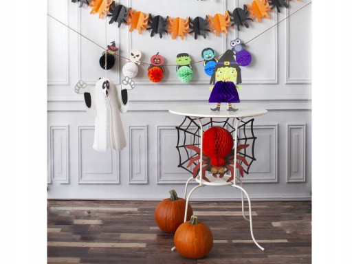Halloweenska medovníková girlanda 300 cm dekorácia