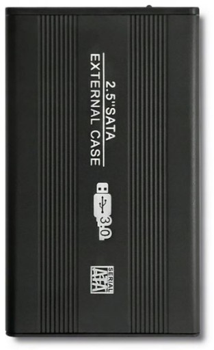 2,5'' DISK PUZDRO SATA USB 3.0 HDD ČIERNA