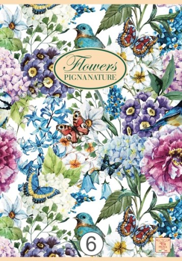 NOTEBOOK A5 42K LI PIGNA NATURE FLOWERS ECO 0208835C