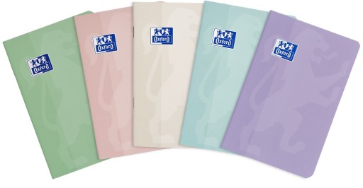 Zápisník Oxford TOUCH PASTEL A6, 48 listov, MRIEŽKA