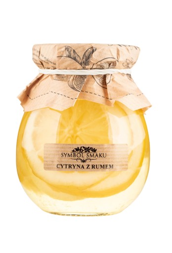 CITRÓNY v sirupe s RUMOM jednoduché zloženie BEZ KONZERVANTOV 260g Symbol chuti