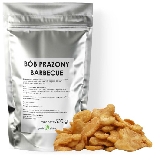 Pečené fazuľové grilované chrumkavé snacky 500g