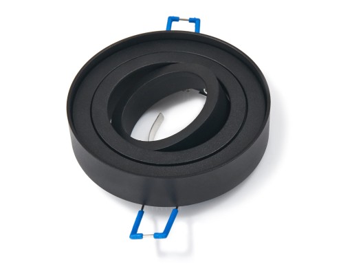 SET ČIERNYCH HALOGÉNOVÝCH SVIETIDIEL + LED 1,5W + GU10