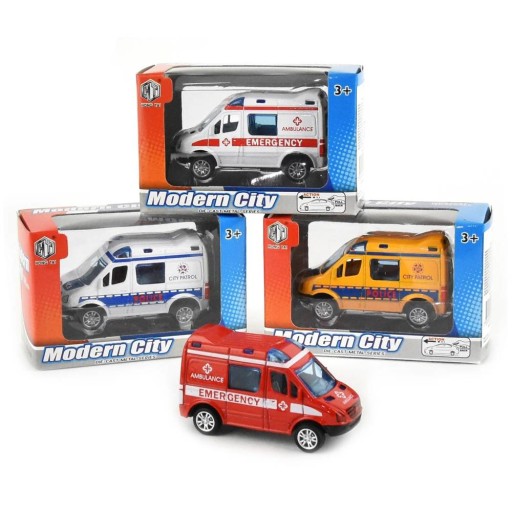 Auto Pohotovostné služby kovové 4 farby
