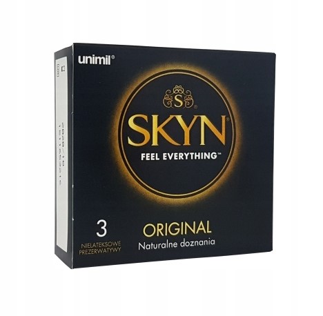 SKYN ORIGINAL Unimil Kondómy bez latexu 3 ks