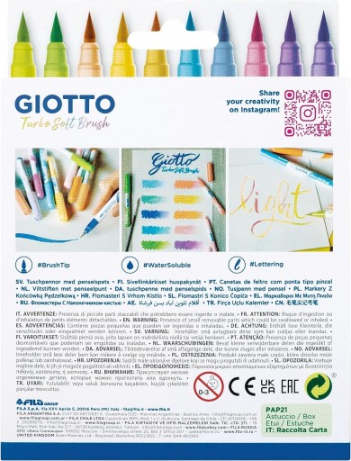 GIOTTO TURBO MÄKKÉ KEFOVÉ PERÁ 10 FAREB PASTEL 426900