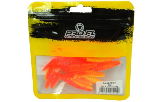 mäkká rybárska návnada TWISTER ripper guma 7,5cm 2,5g HUŤÁK