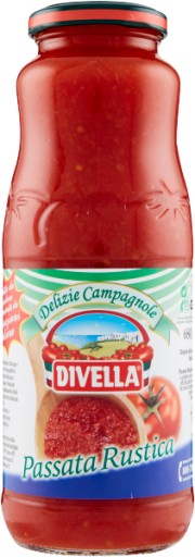 Paradajková passata Divella passata Rustico 680g