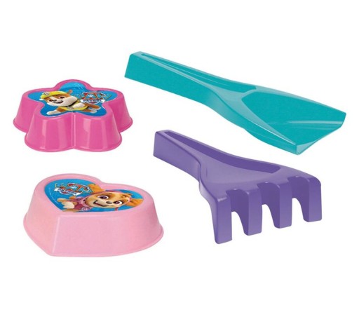 Stierka + formičky do piesku Paw Patrol 4 ks. 81010
