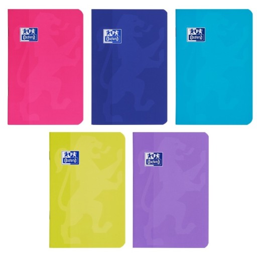 Zápisník A6 so 48 kockovanými stranami, mix farieb Oxford Touch