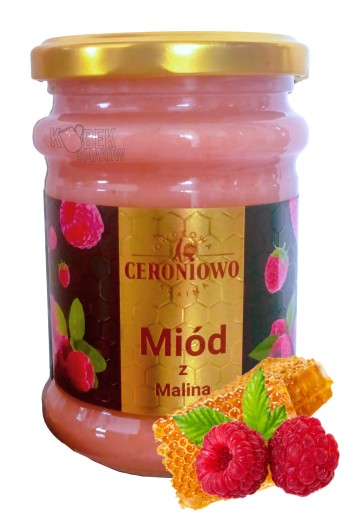 Med s malinou, ovocie do čaju, maliny Ceroniowo
