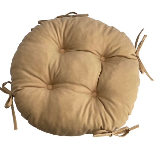 Vankúš na stoličku, 35 cm, BÉŽOVÝ KRUH
