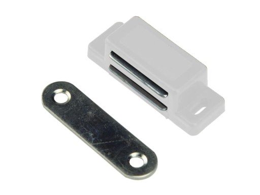 Magnetický zámok mini biely 45x15mm at-361 10 kusov