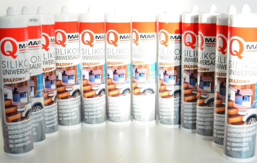 Qmar UNIVERSAL silikón hnedý 300ml