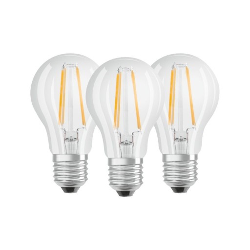 LED žiarovka FILAMENT E27 7W = 60W OSRAM 4000K 3PAK