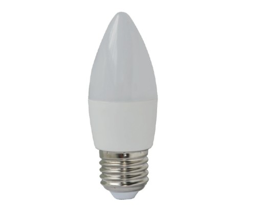 E27 LED žiarovka 7W=60W C37 SVIEČKA, BERGE FARBY