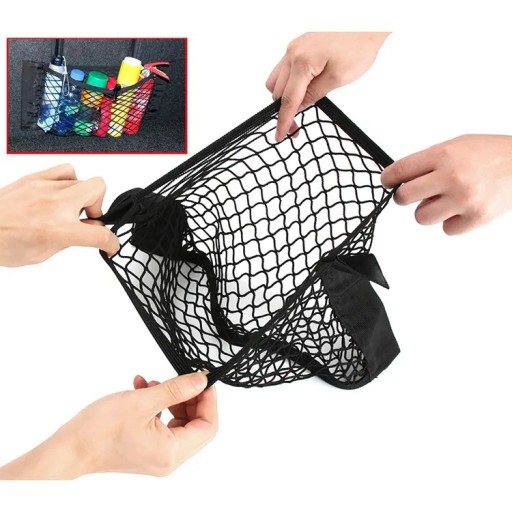 ORGANIZÁTOROVÁ SIEŤ SO SUCHÝM CESTOM NA KUF AUTA 60x25