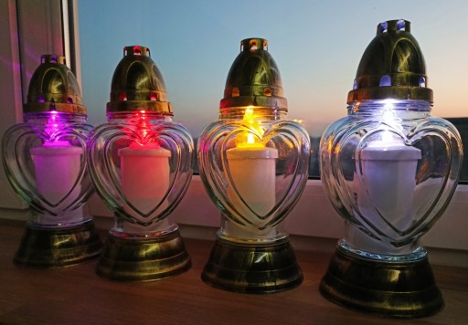 LED vložka do sviečok Subito 16 cm