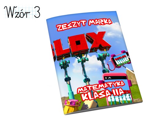 ROBLOX NOTEBOOK A5 32 strán VAŠE MENO HIT!