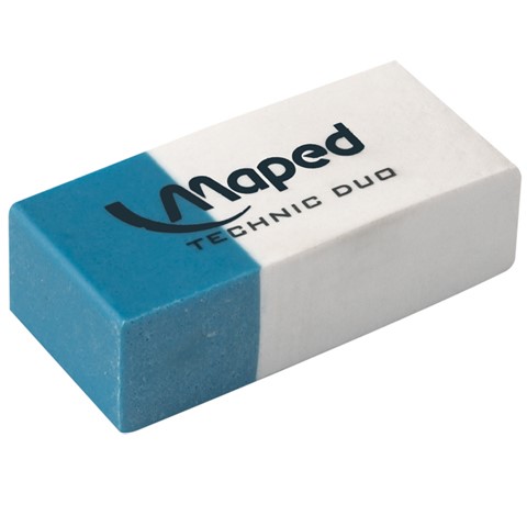 Obojstranná ceruzka-atramentová guma MAPED 2 ks.