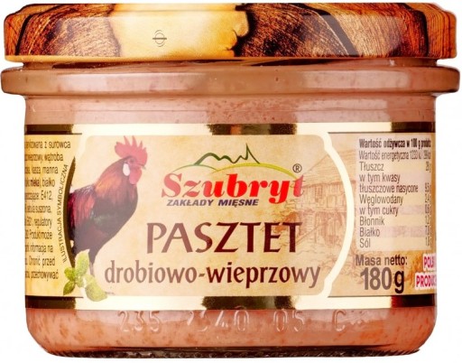 HYDINÁ A BRAVČOVÁ PAŠTIČKA 180g Szubryt Prémiová kvalita!