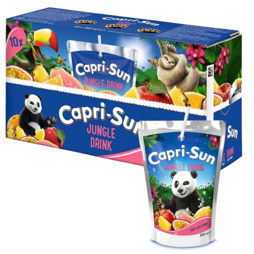 JUNGLE Capri Sun nesýtený nápoj 10 ks