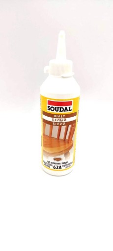 SOUDAL Biele lepidlo na drevo 62A 250ml