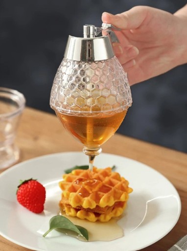 Dávkovač, džbán na med a sirup 200ml