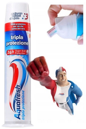 Aquafresh TP trojitá pumpa 100 ml
