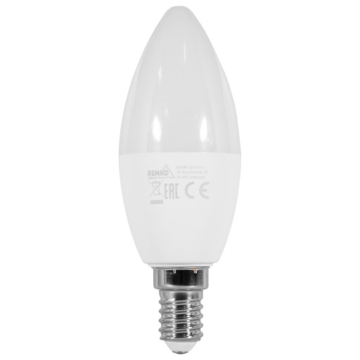 Neutrálna LED žiarovka na sviečku E14 7,5W 4000K 740lm BEMKO SAMSUNG