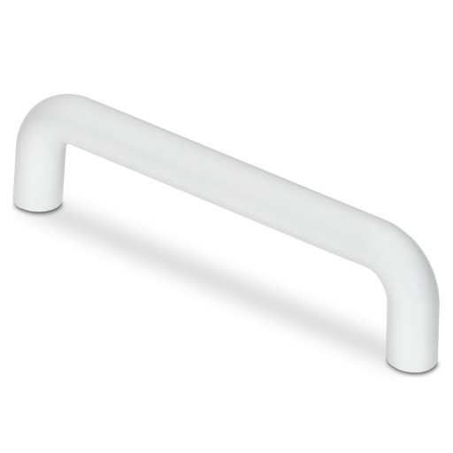 ÚCHYTKA NA NÁBYTOK, BIELA ÚCHYTKA KUCHYNSKEJ SKRINÍKY, ROVNÁ, UNIVERZÁLNA, 96MM