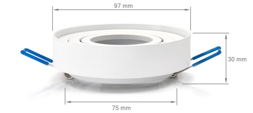SET HALOGEN SVETLA BIELA + LED ZIAROVKA 4W + GU10 4500K