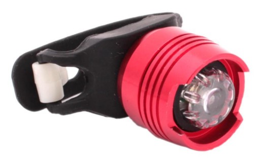 LED HLINÍKOVÁ PREDNÁ BICYKLE LAMPA, 3 REŽIMY
