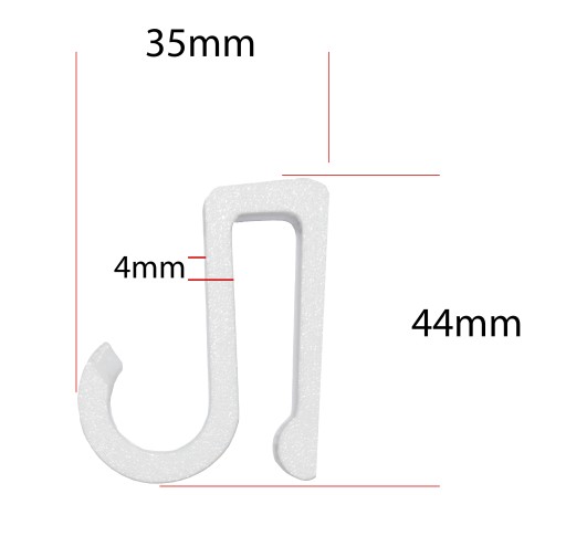 4x VEŠIAK ÚCHYKOVÝ HÁK NA RADIÁTOR BIELE RADIÁTOR profil 1x3cm NEODPADNE