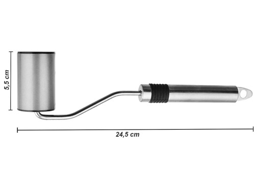 Valček úzky, 5 cm, nehrdzavejúca oceľ