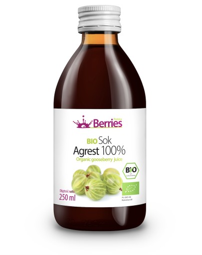 BIO egrešová šťava 100% bio egrešová šťava 250ml