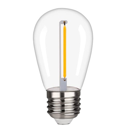 LED girlandová žiarovka 1W, teplá biela
