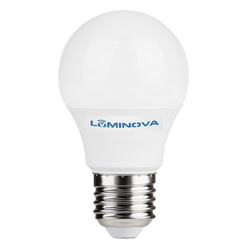 LED žiarovka E27 guľa 8W G45 studené svetlo 6000K, nebliká