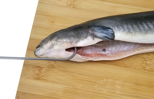 H-329 úhorový háčik na údenie dĺžka 32cm údiaci 4 čepeľ Poľský háčik