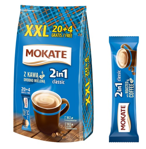 Mokate kávový nápoj 2v1 Classic 24 vrecúšok