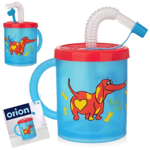 CHILD pohár, detská slamka, plastová tuba
