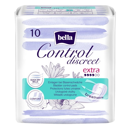BELLA CONTROL Extra urologické vložky 10 ks.