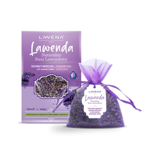 Levanduľa NATURAL DRID z Provence, voňavé vrecúško LAVENA