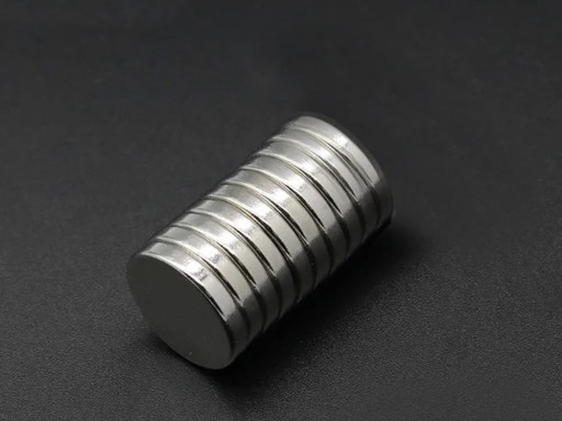 SILNÉ NEODYMIOVÉ MAGNETY 10X2 MM SADA 10 KS