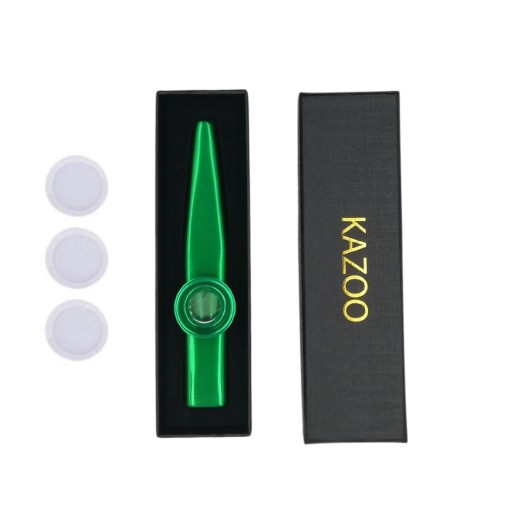 Zelené KAZOO CASE, membrány ZDARMA, kovové