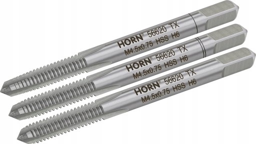 ZÁVITNÍKY M4,5 SADA ZÁVITNÍKOV HSS M4,5x0,75